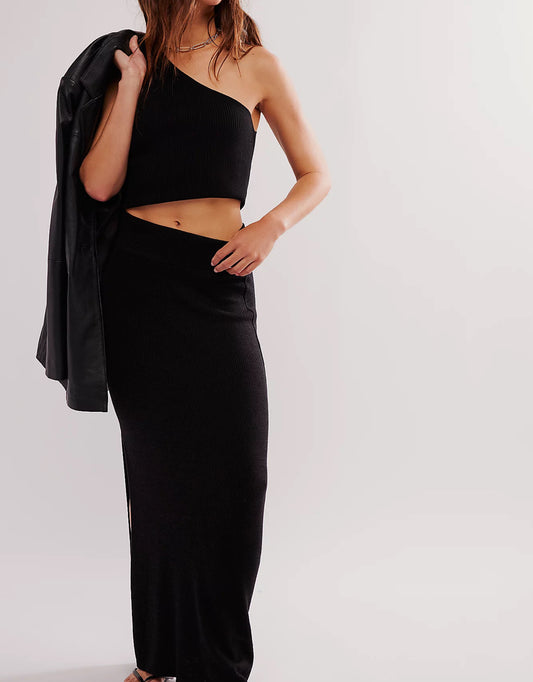 Free People | Free-est Collection: Women’s Elevated Staple | Maxi Skirt | Black | Size Small